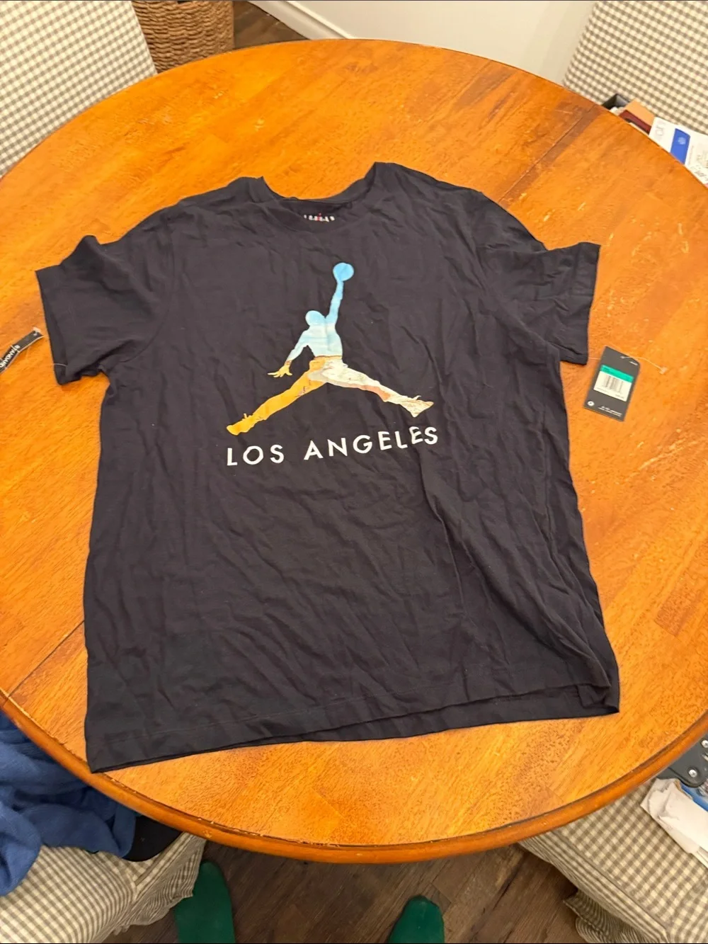 Air Jordan Los Angeles beach Graphic Tee - Black xxl